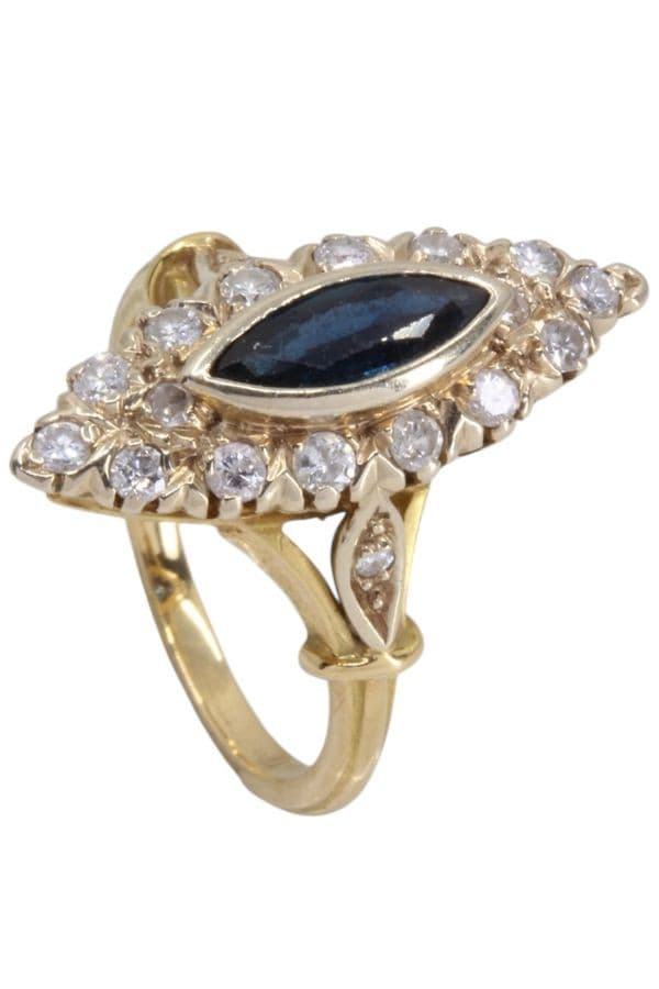 Bague Marquise Diamants - photo 4