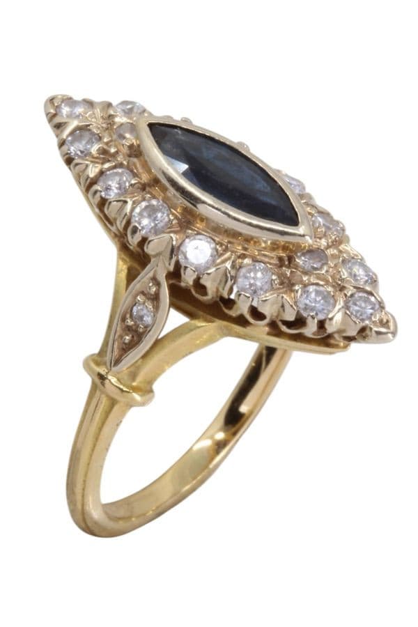 Bague Marquise Diamants - photo 3
