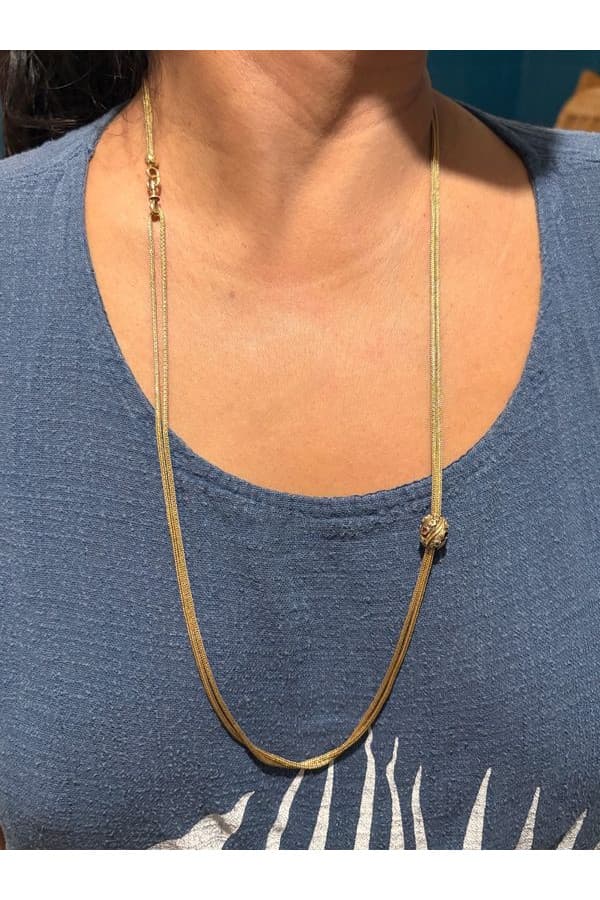 Chaine Ancienne Double Maille Tressée - photo 2