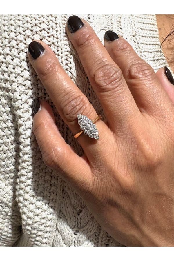 Bague Marquise Diamants - photo 2