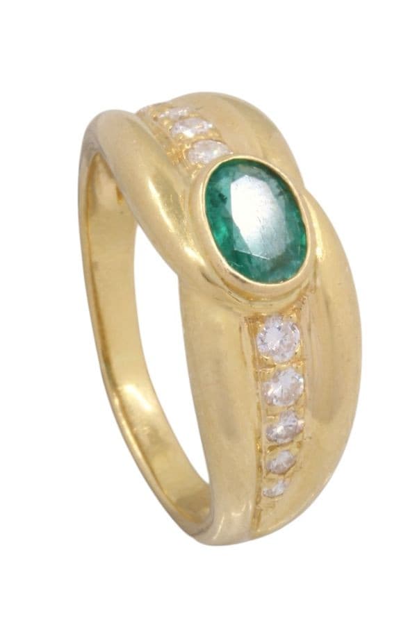 Bague Émeraude et Diamants - photo 5