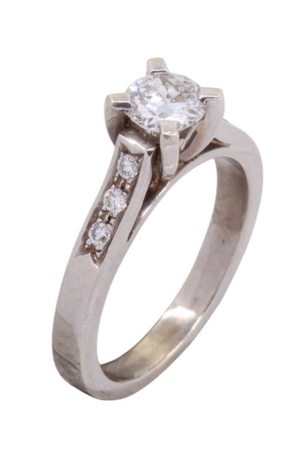 Bague Diamants Style Solitaire - photo 3