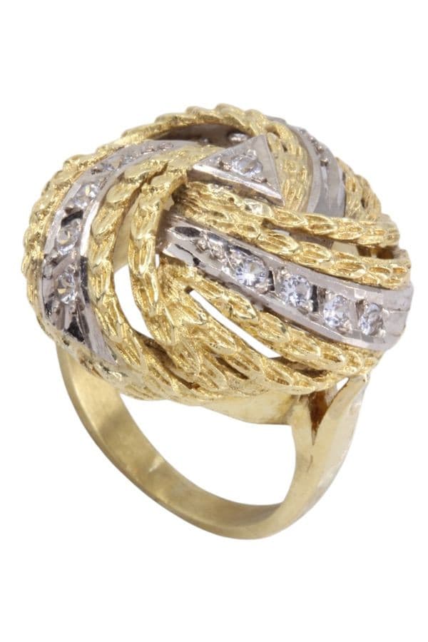 Bague 2 Ors Diamants - photo 4