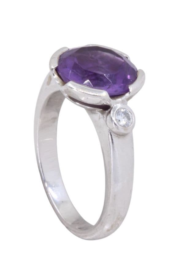 Bague Améthyste et Diamants - photo 3