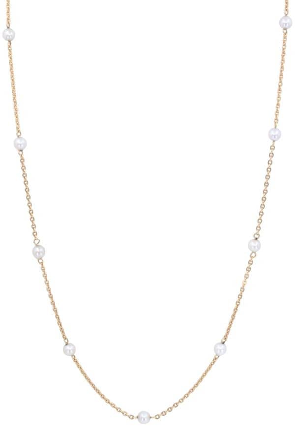 COLLIER PERLES MODERNE, photo 2 sur 3