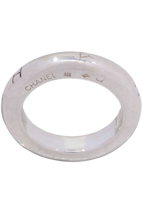 BAGUE CHANEL LOGO, photo 2 sur 3