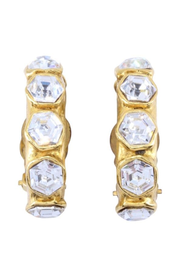 Clips Chanel Strass Vintage