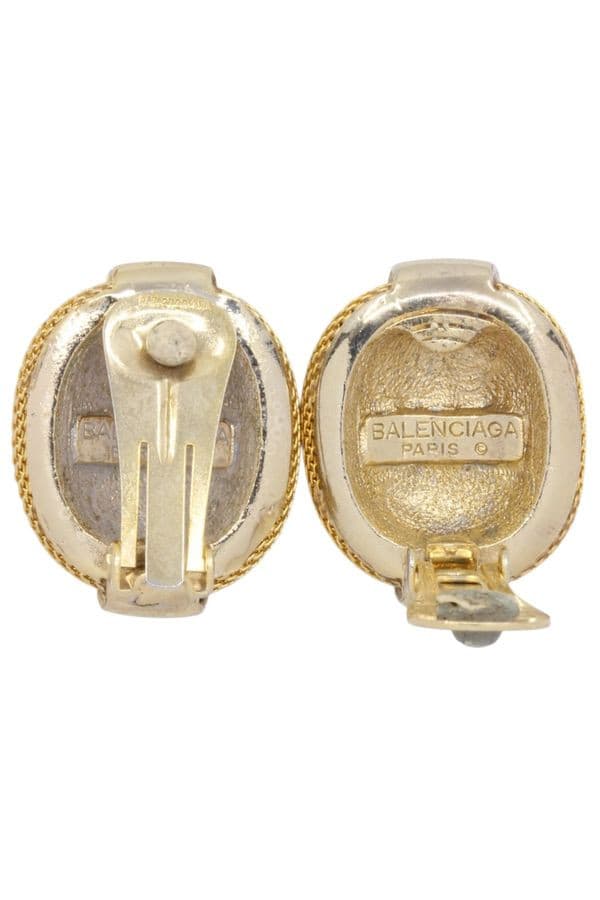Boucles d'Oreilles Clips Balenciaga Fantaisie - photo 2