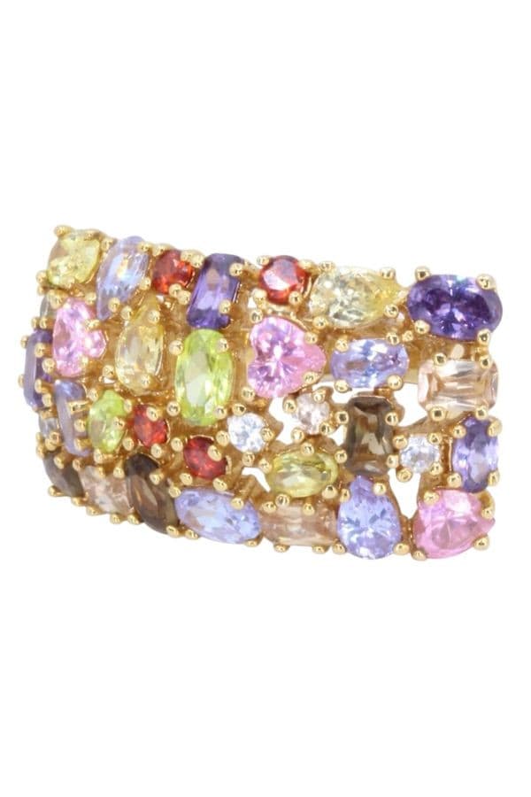 Bague Fantaisie Pierres de Couleur - photo 2