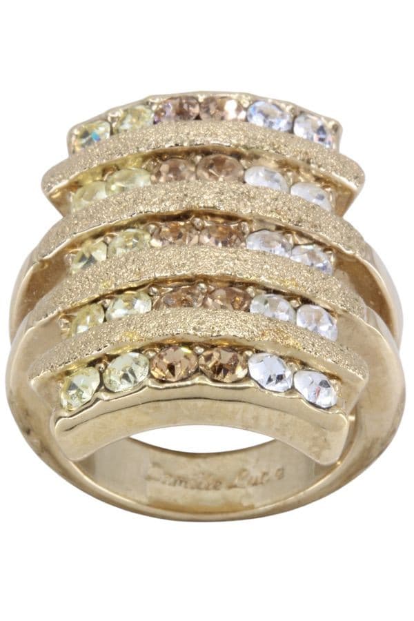 Bague Fantaisie Pierres de Couleur