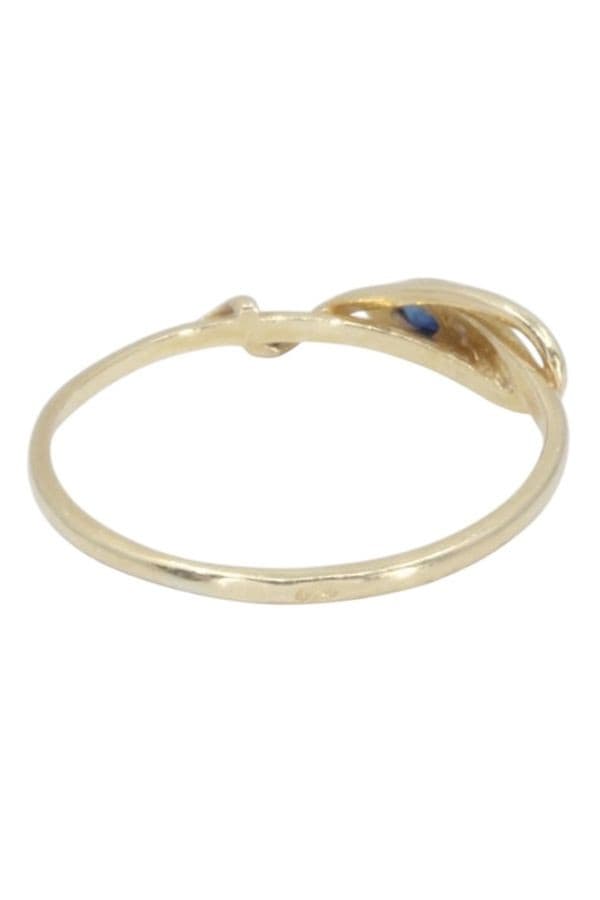 Bague Serpent Saphir - photo 6