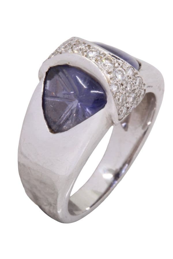 Bague Moderne Iolite Diamants - photo 3