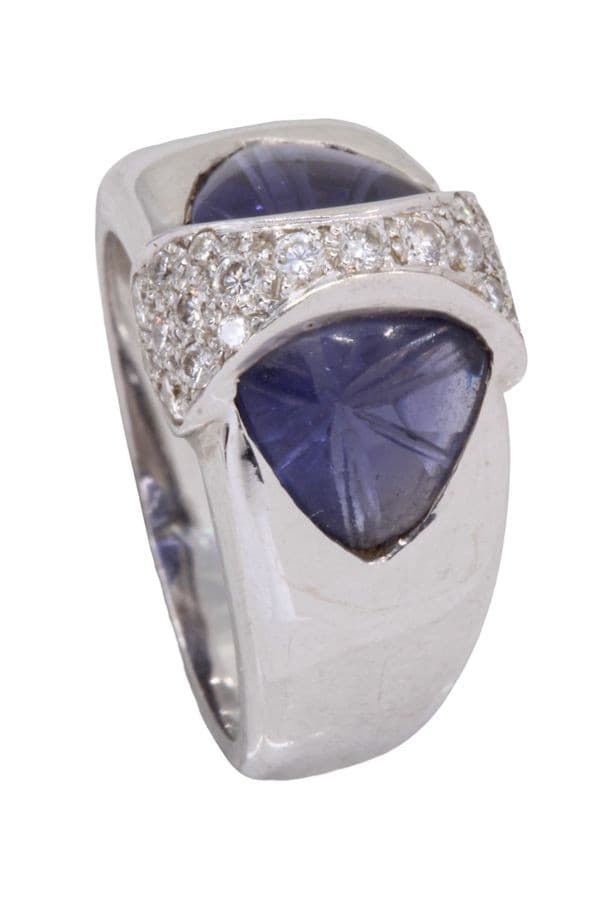 Bague Moderne Iolite Diamants - photo 4