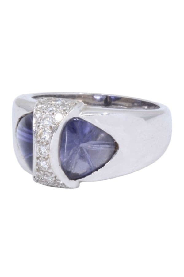 Bague Moderne Iolite Diamants - photo 5