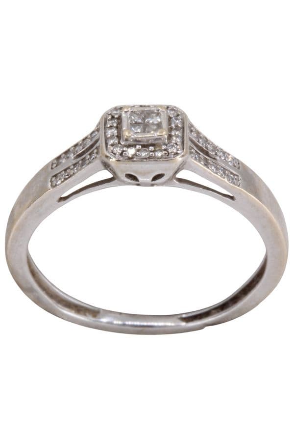 Bague Diamants Style Solitaire