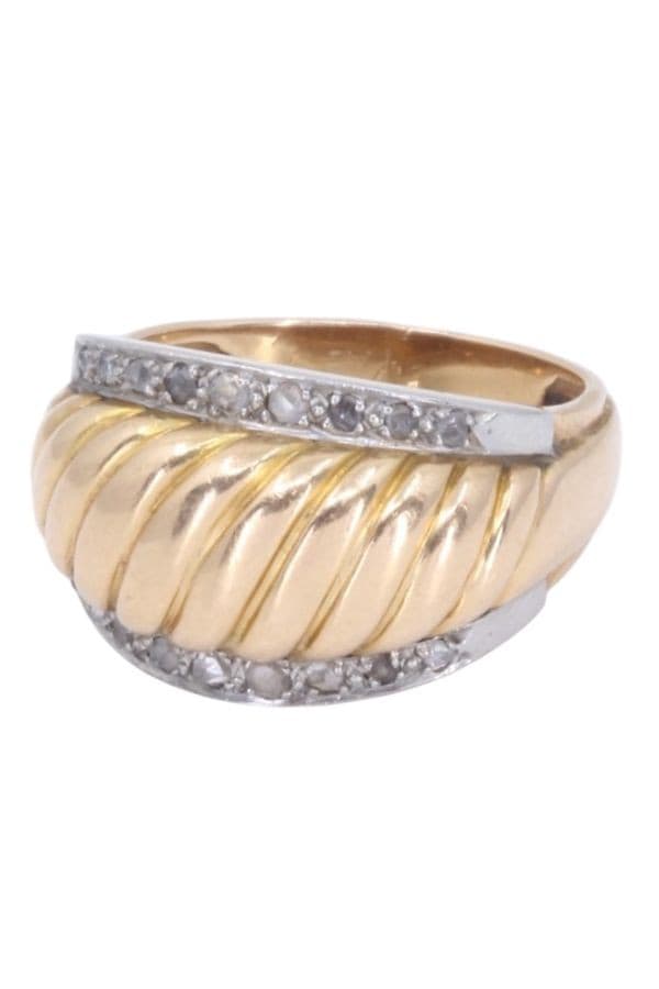 Bague Jonc Godron Art-Déco - photo 5