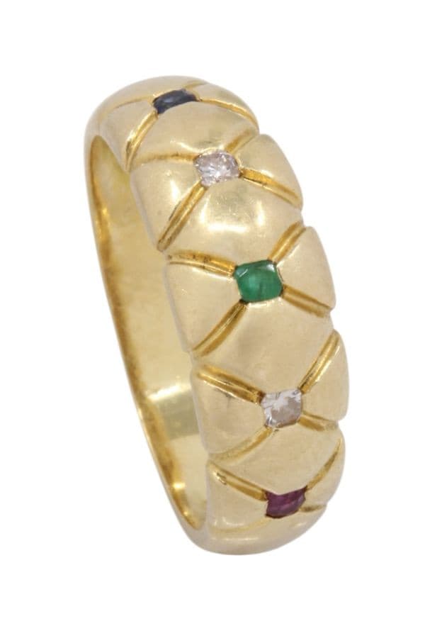 Bague Jonc Matelassée Tutti Frutti - photo 4
