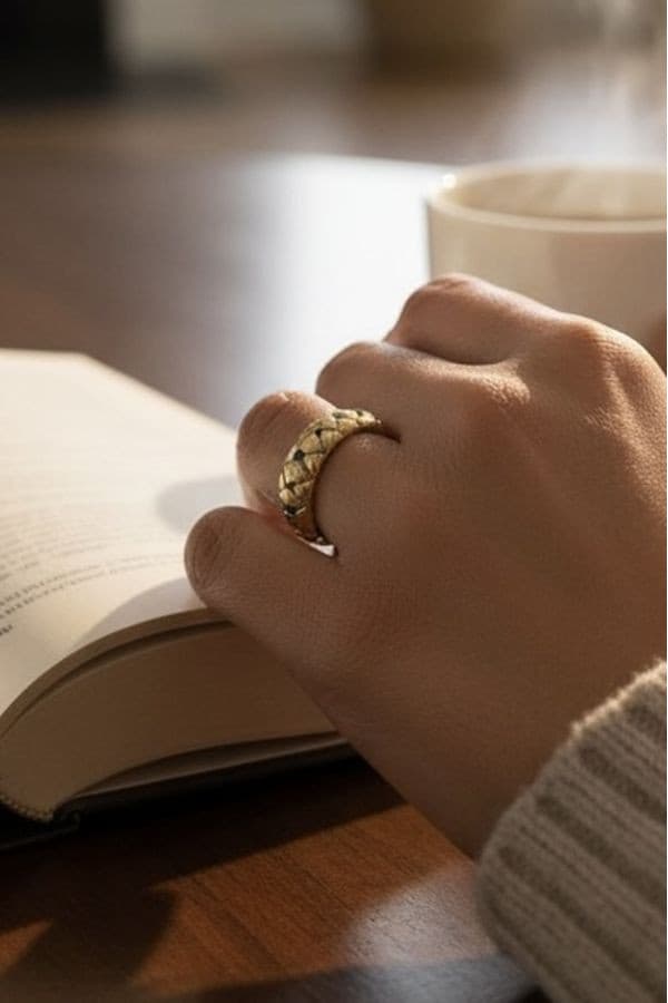 Bague Jonc Matelassée Tutti Frutti - photo 3