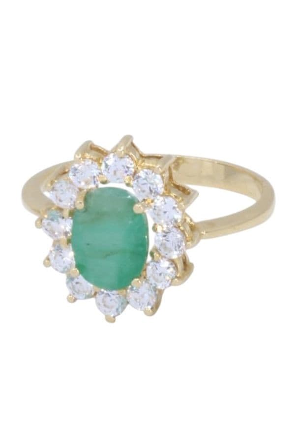 Bague Marguerite Émeraude et Diamants - photo 5
