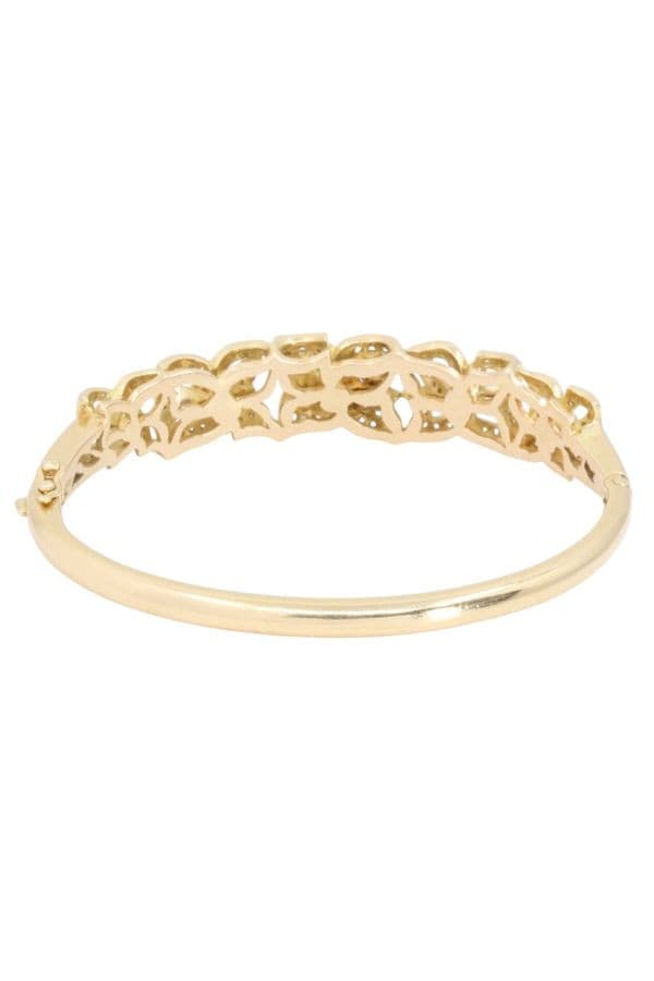 Bracelet Jonc Ouvrant Diamants - photo 4