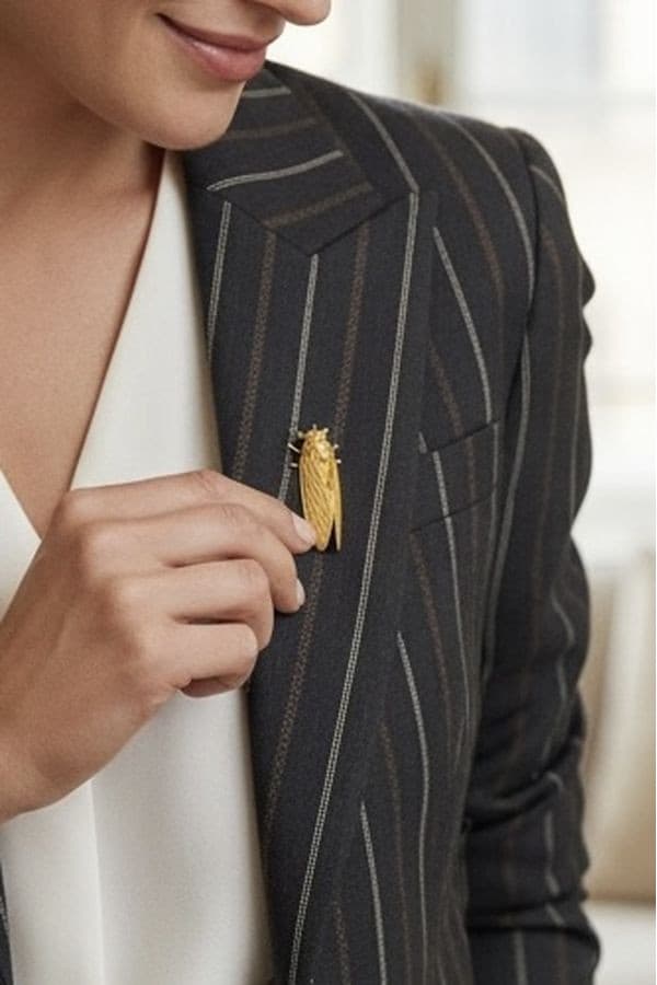 Broche Cigale - photo 2