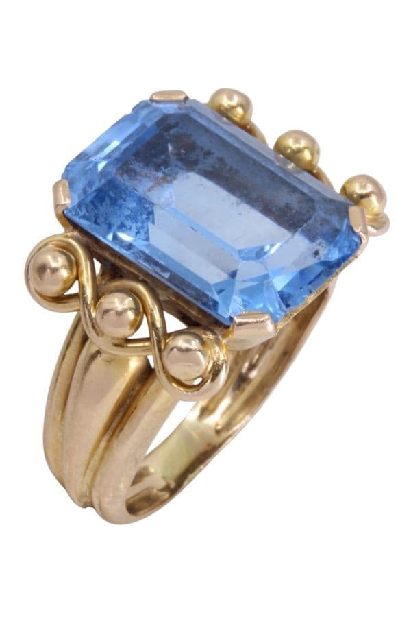 Bague Ancienne Topaze - photo 3