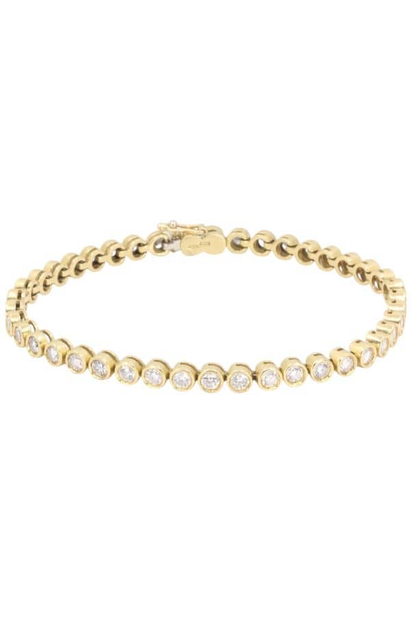 BRACELET LIGNE DIAMANTS, photo 2 sur 3