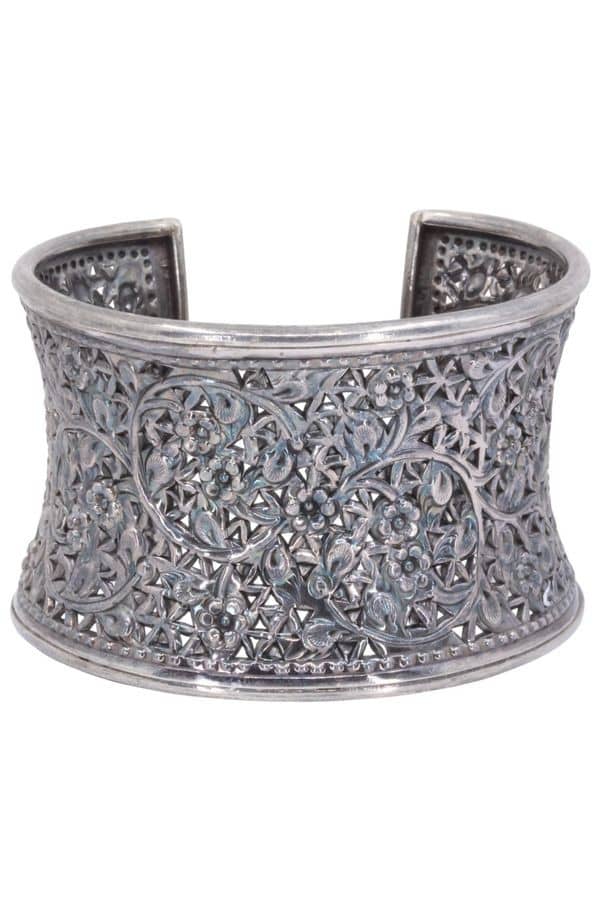 BRACELET MANCHETTE ARGENT, photo 2 sur 3