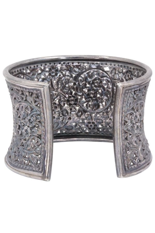 Bracelet Manchette Argent - photo 2