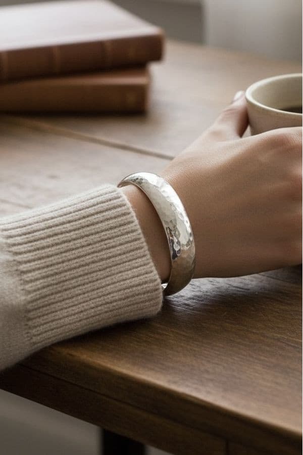 Bracelet Jonc Argent - photo 3