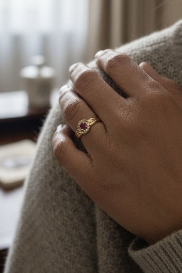 Bague Moderne Rubis et Diamants - photo 2