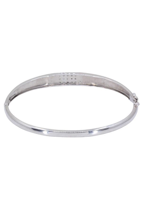 Bracelet Jonc Ouvrant Diamants - photo 4