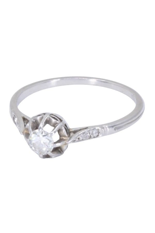 Solitaire Diamant Ancien - photo 5