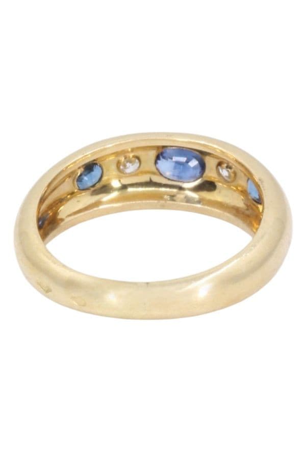 Bague Jonc Saphirs et Diamants - photo 6