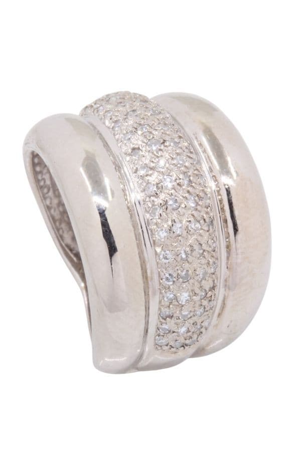 Bague Jonc Godron Diamants - photo 4