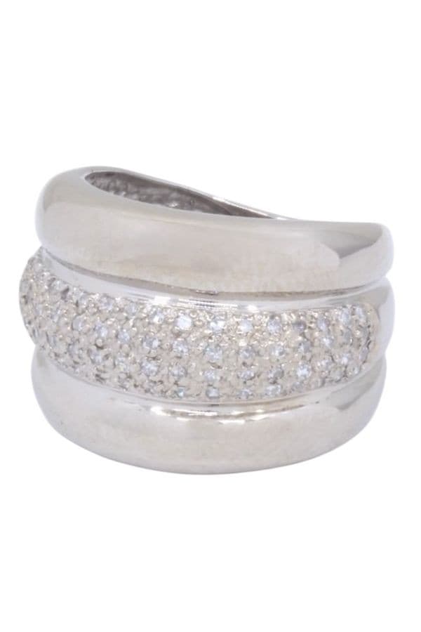 Bague Jonc Godron Diamants - photo 5