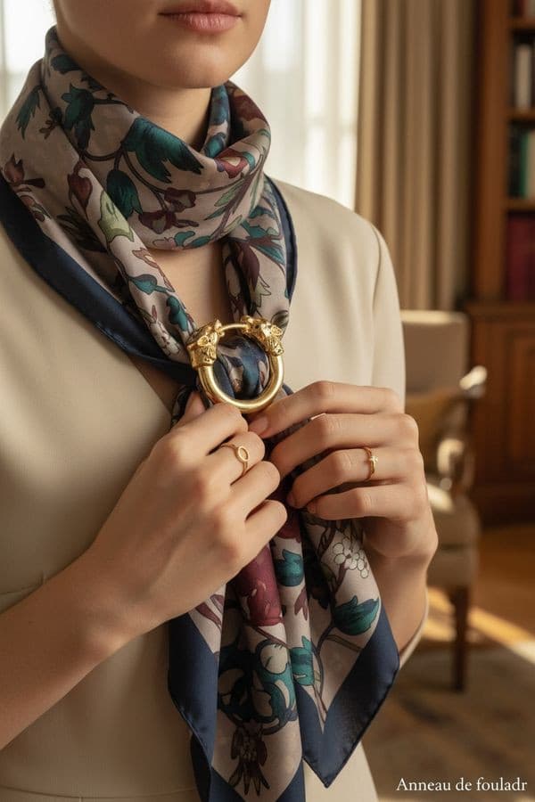 Anneau de Foulard Panthères - photo 2