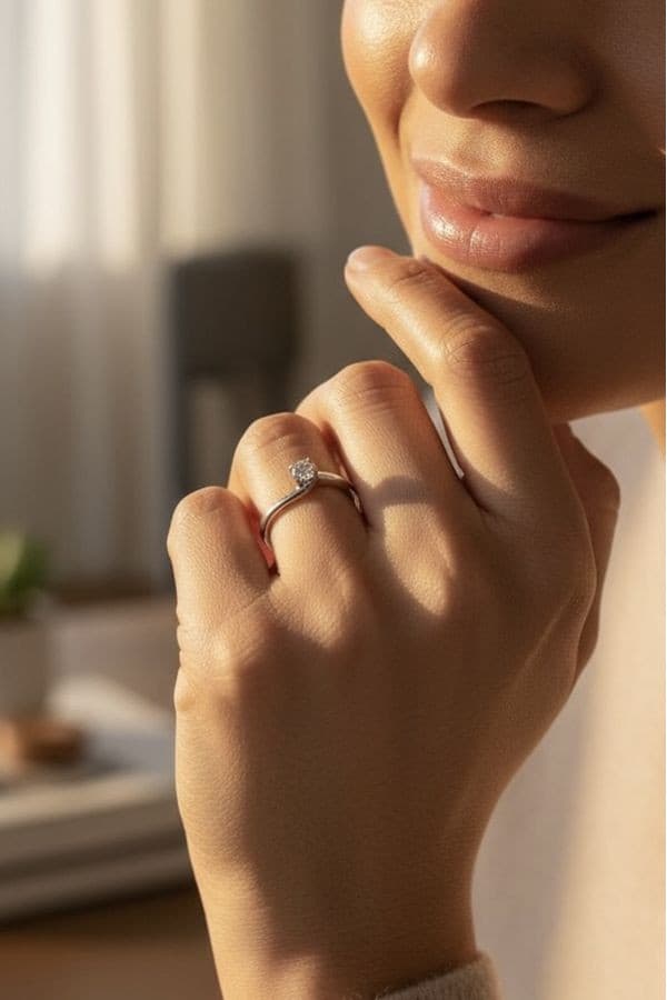 Solitaire Diamant 0.35 Carat - photo 2
