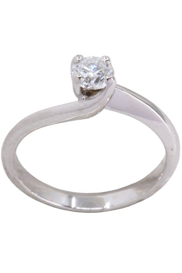 SOLITAIRE DIAMANT 0.35 CARAT, photo 2 sur 3
