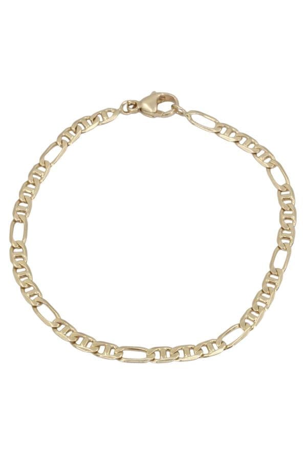 Bracelet Maille Figaro Alternee - photo 3