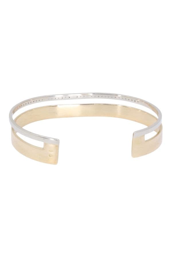 Bracelet Jonc 2 Ors Diamants - photo 3