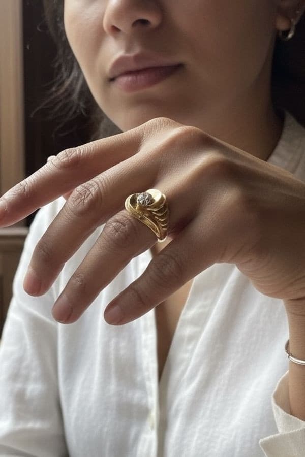 Bague Diamant 1950' - photo 2