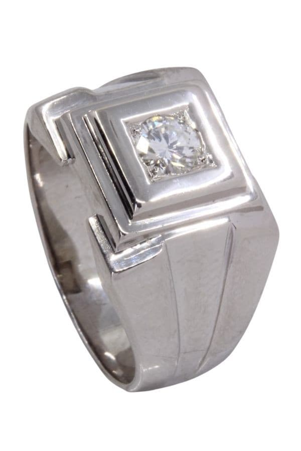 Chevaliere Moderne Diamant - photo 4