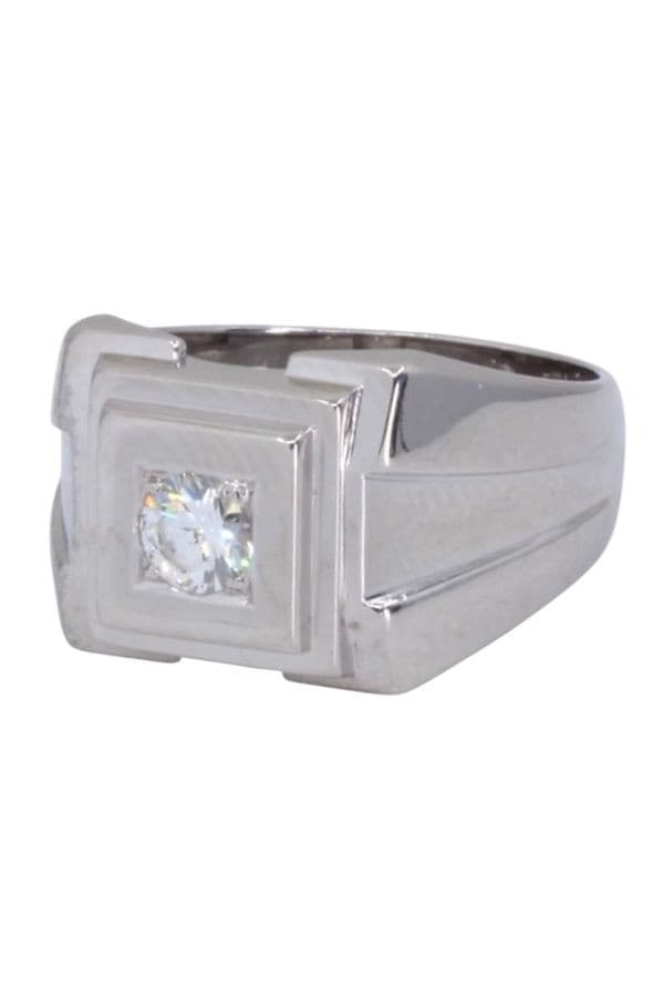 Chevaliere Moderne Diamant - photo 5
