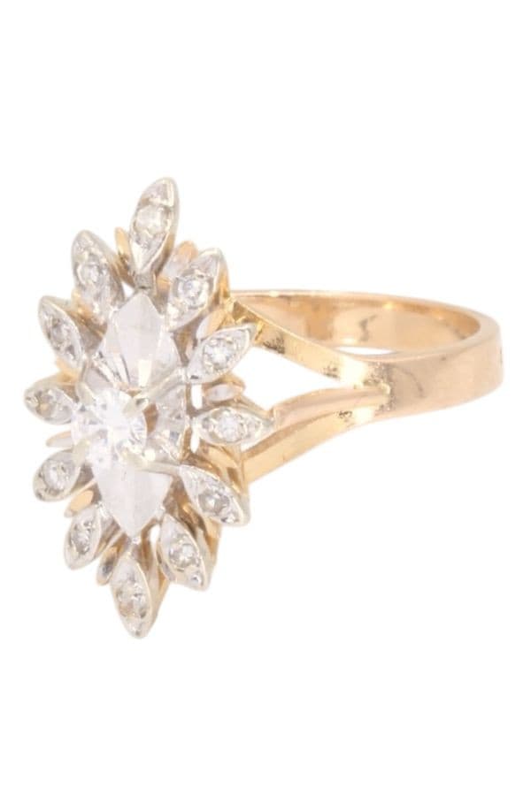 Bague Marquise Diamants - photo 5