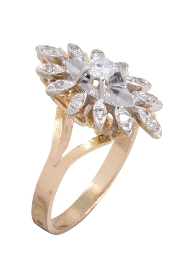 Bague Marquise Diamants - photo 3