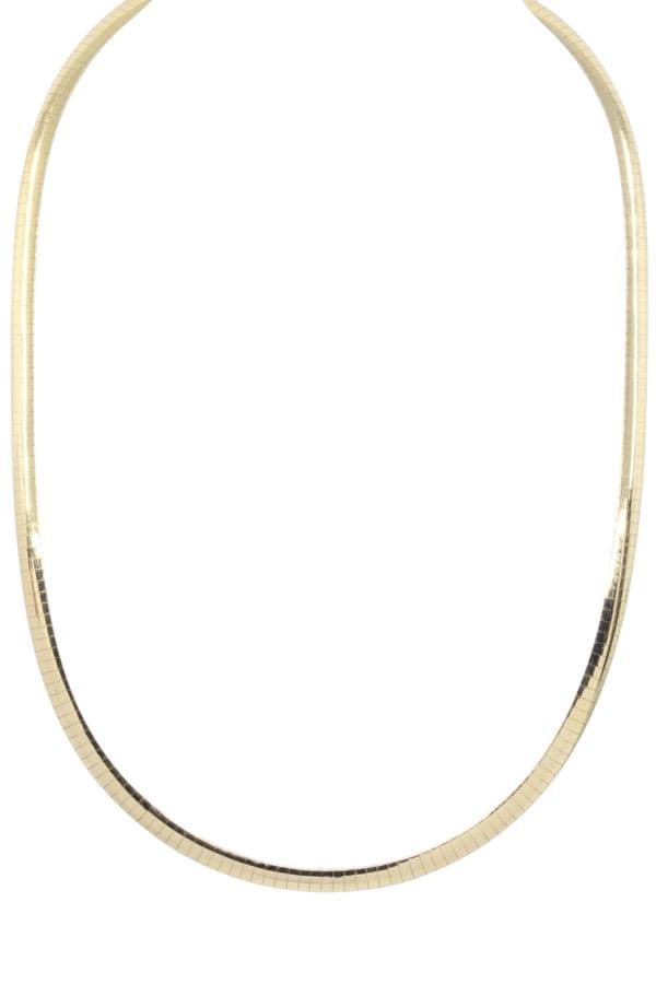 Collier Maille Omega Réversible