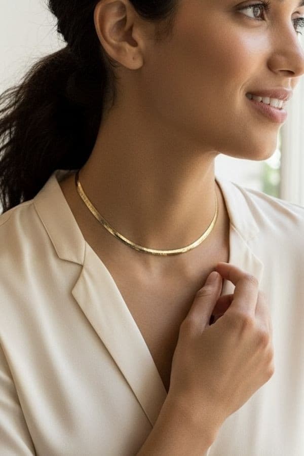 Collier Maille Omega Réversible - photo 2