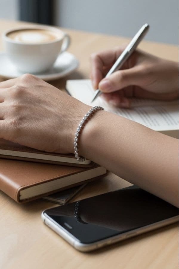Bracelet Ligne Diamants - photo 2