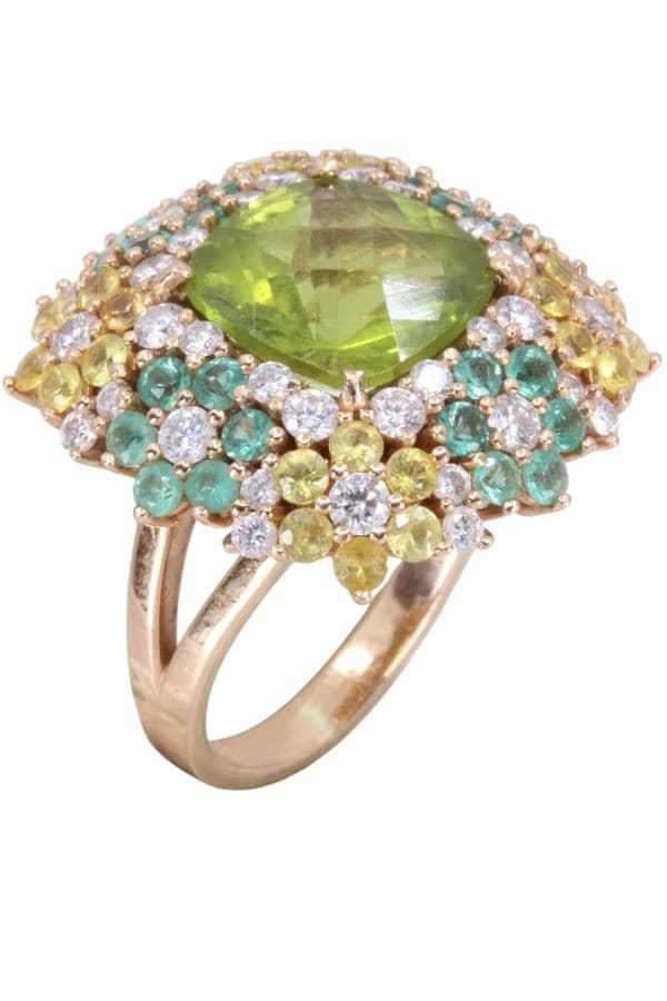 Bague Cocktail Peridot - photo 3